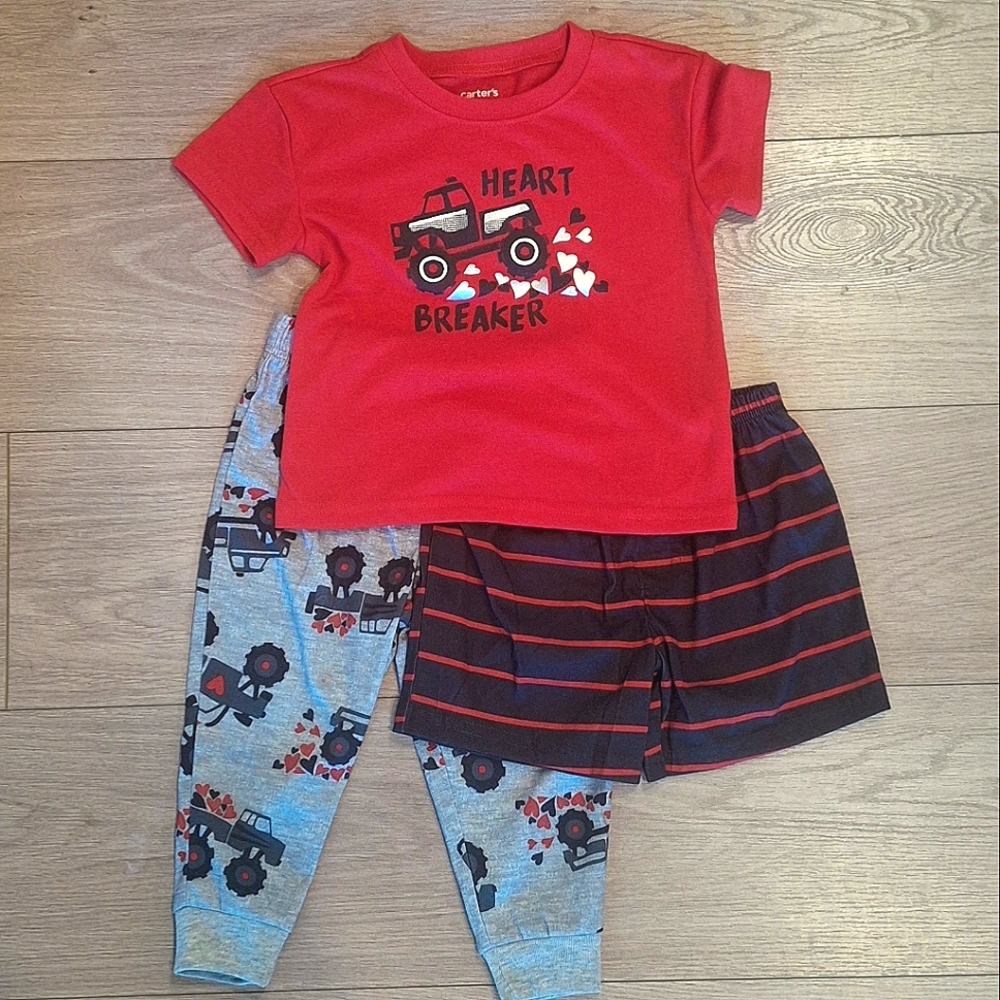 5/$15 Carter's Valentine's Day Pajama Set